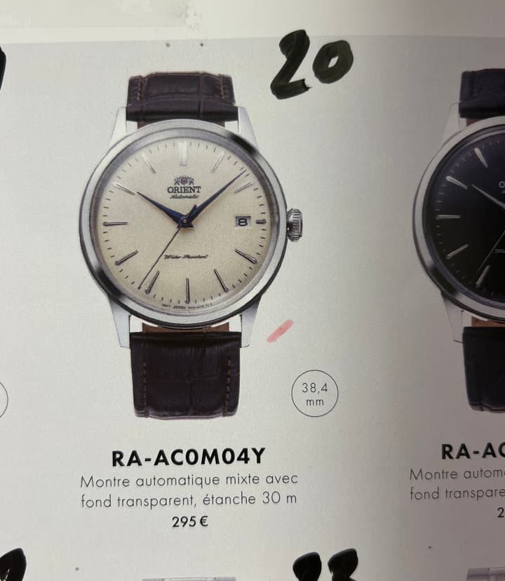 Montre Orient la :20 Ra Acomo 4y